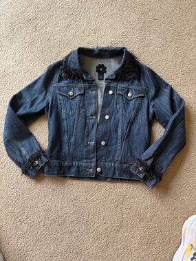 NWOT Joluka embellished sixe Medium Jean jacket
